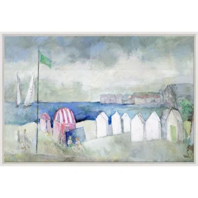 Soicher Marin Outing - Picture Frame Painting In Blue;ivory