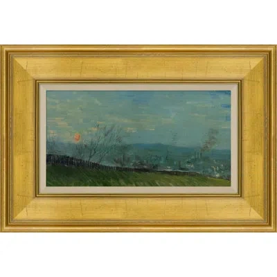 Soicher Marin Outskirts Of Paris At Dusk - Single Picture Frame Painting In Green