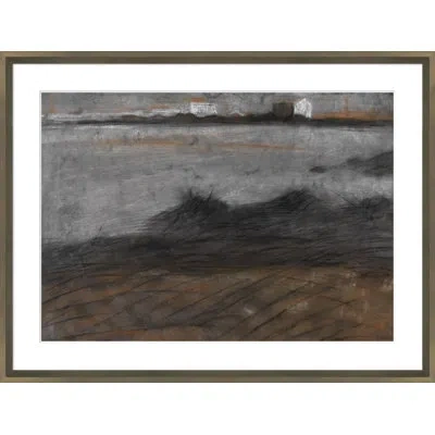 Soicher Marin Paesaggio - Picture Frame Painting On Paper In Brown;gray