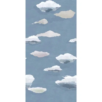 Soicher Marin Paule Marrot Les Nuages Wallpaper Roll In Blue