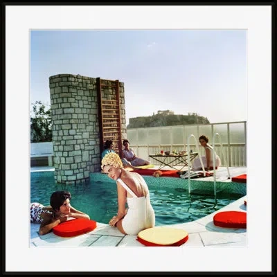 Soicher Marin Penthouse Pool By Slim Aarons - Single Picture Frame Photograph In Multi
