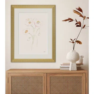 Soicher Marin Peony Cluster By Yuki Osada - Single Picture Frame Painting In Multi