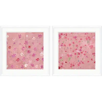 Soicher Marin Pervenche And Coquelicots (var. 1) Set In Pink