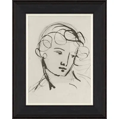 Soicher Marin Phoebe By David Phoenix - Picture Frame Drawing Print On Paper In Black