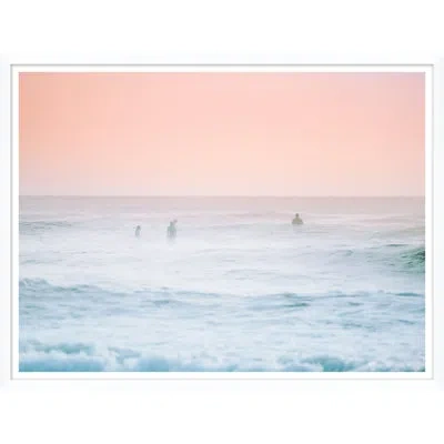 Soicher Marin Pink And Blue Beach Sunset - Picture Frame Photograph On Paper In Multi