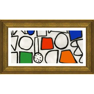 Soicher Marin 'playground' By Susan Hable - Picture Frame Painting On Paper In Animal Print
