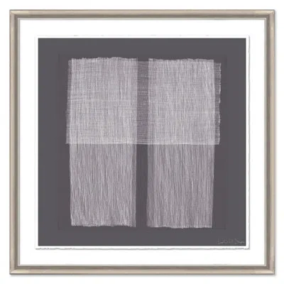 Soicher Marin " Plum Crosshatchings, Square Iii " In Gray