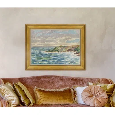 Soicher Marin Pointe De Minard Ii, 1964 By E. Jouan - Single Picture Frame Painting In Multi