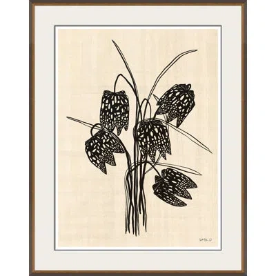 Soicher Marin Poplar By Susan Hable - Single Picture Frame Painting In Black;ivory