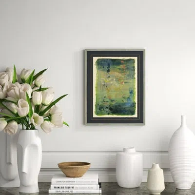 Soicher Marin Poptarts 13 - Picture Frame Painting On Paper In Green;beige;orange