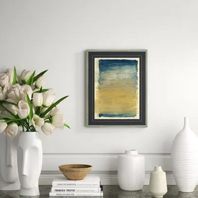 Soicher Marin Poptarts 15 - Picture Frame Painting On Paper In Blue;brown;beige