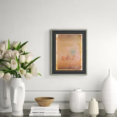 Soicher Marin Poptarts 17 - Picture Frame Painting On Paper In Brown;beige;pink;orange