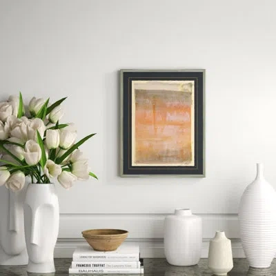 Soicher Marin Poptarts 18 - Picture Frame Painting On Paper In Brown;gray;beige;orange