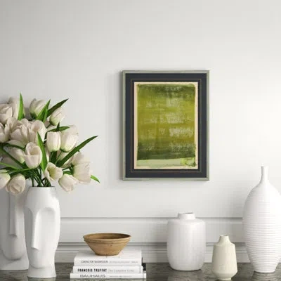 Soicher Marin Poptarts 2 - Picture Frame Painting On Paper In Green;beige
