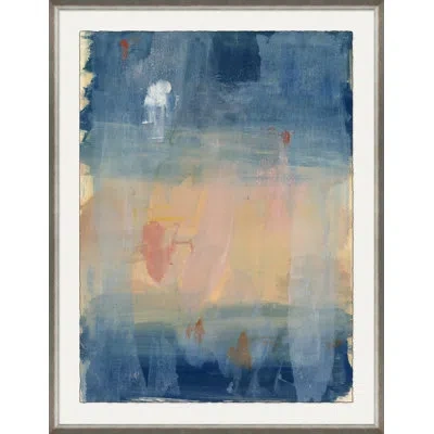 Soicher Marin Poptarts 29 - Picture Frame Painting On Paper In Blue;white;beige;orange