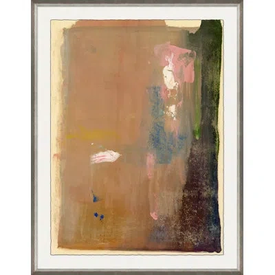 Soicher Marin Poptarts 30 - Picture Frame Painting On Paper In Brown;green;beige;pink