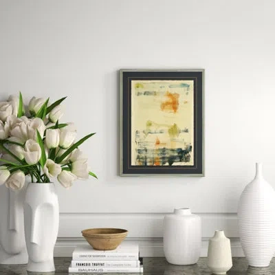 Soicher Marin Poptarts 4 - Picture Frame Painting On Paper In Blue;black;brown;beige