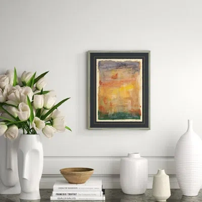 Soicher Marin Poptarts 5 - Picture Frame Painting On Paper In Green;gray;beige;orange