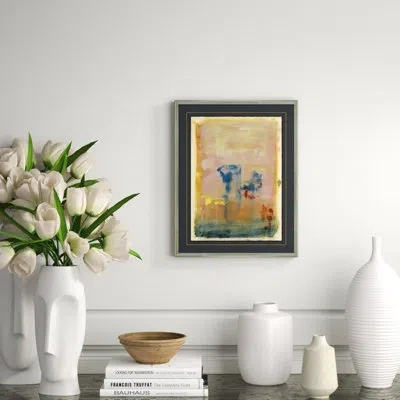 Soicher Marin Poptarts 6 - Picture Frame Painting On Paper In Blue;brown;beige;pink