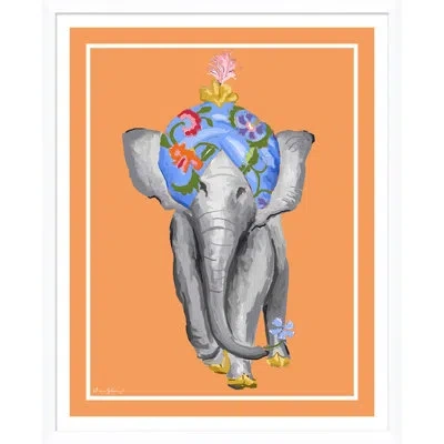 Soicher Marin Procession In Orange By Dana Gibson - Picture Frame Painting On Paper