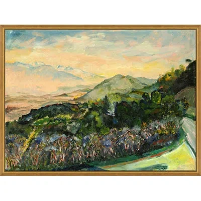 Soicher Marin Provence 1968 - Floater Frame Painting On Canvas In Multi