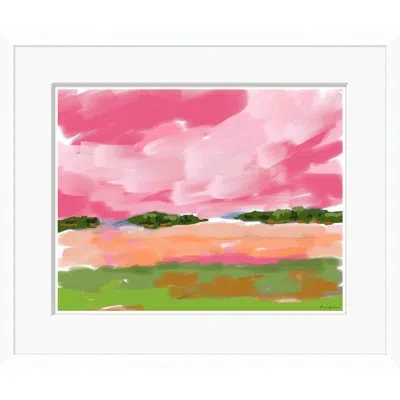 Soicher Marin 'rappahannock 1' By Dana Gibson - Picture Frame On Paper In Green;pink