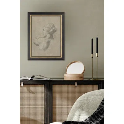 Soicher Marin Renaissance Bust Of Woman - Single Picture Frame Painting In Multi
