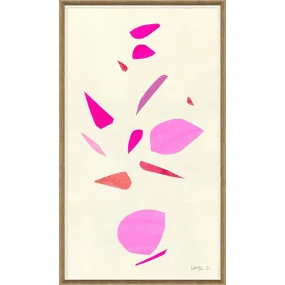 Soicher Marin 'rose Petals' By Susan Hable - Picture Frame Painting On Paper In Pink