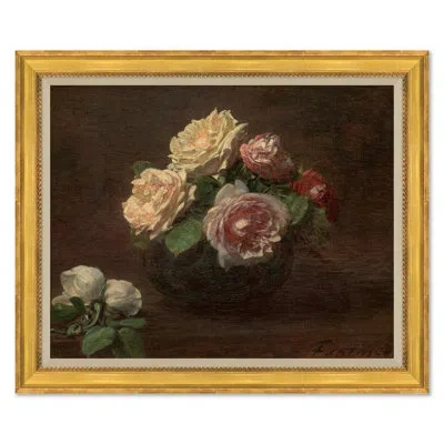 Soicher Marin " Roses In A Bowl " In Brown