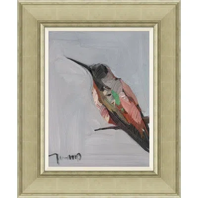 Soicher Marin Rufous Hummingbird By Joseph Mota - Picture Frame Painting On Canvas In Gray
