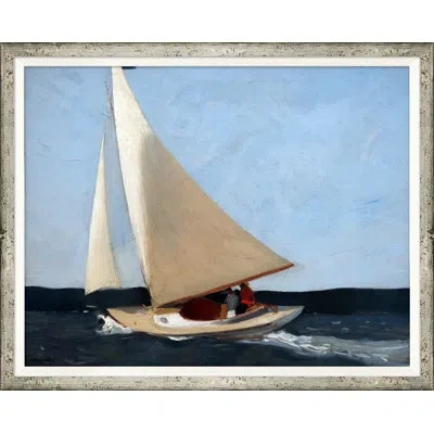 Soicher Marin 'sailing On Ocean Waves' - Picture Frame Painting On Paper In Brown