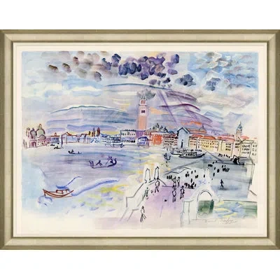 Soicher Marin 'san Marco Venice' Picture Frame Painting On Paper In Multi