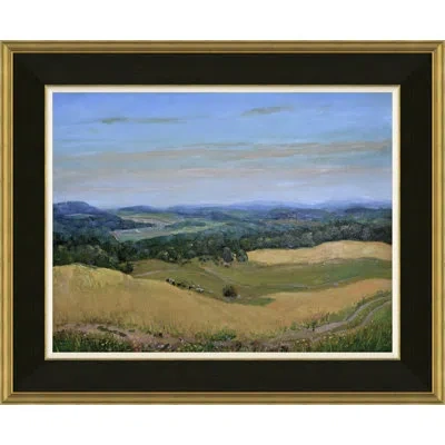 Soicher Marin Santa Ynez By David Phoenix - Picture Frame Painting On Canvas In Blue;brown;green