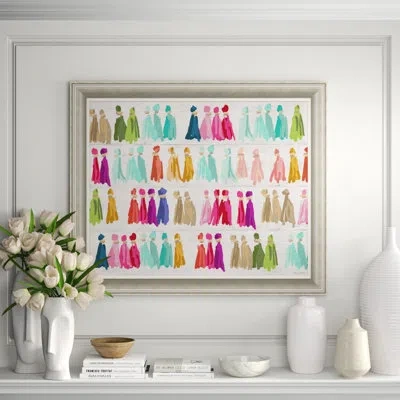Soicher Marin Sari Thread By Dana Gibson - Picture Frame Painting On Paper In Multi