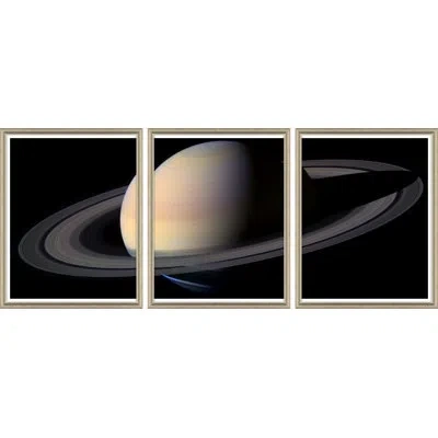 Soicher Marin Saturn Return Tryptic By David Phoenix - Picture Frame Photograph On Paper In Black
