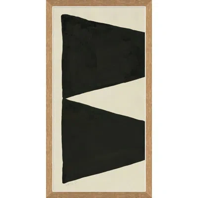 Soicher Marin 'sculpture I' By Susan Hable - Picture Frame Painting On Paper In Black;beige