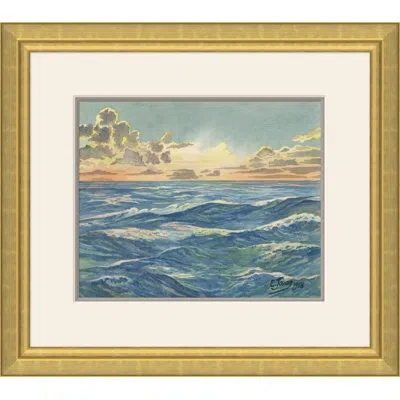 Soicher Marin Seascape I By E. Jouan, 1968 - Single Picture Frame Painting In Multi