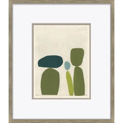 Soicher Marin 'seedlings' By Susan Hable - Picture Frame Painting On Paper In Green