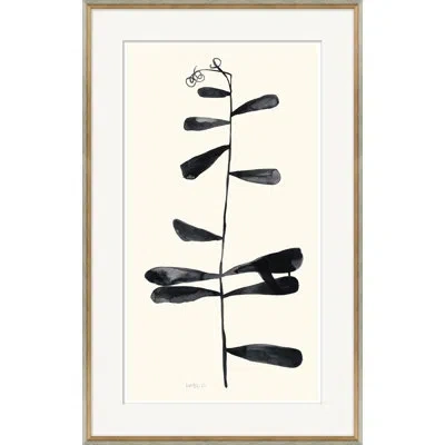 Soicher Marin Shoot I By Susan Hable - Picture Frame Painting Print In Black;beige