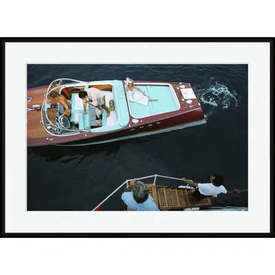 Soicher Marin Slim Aarons Monte Carlo - Picture Frame Photograph Print In Black Framed Paper