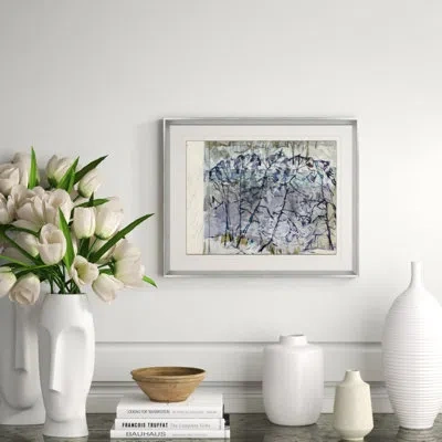 Soicher Marin Small Russian Sketches 35 - Picture Frame Painting On Paper In White