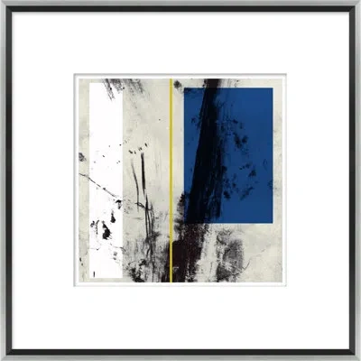 Soicher Marin 'solution To The Problem 1' - Picture Frame Graphic Art On Paper In Blue