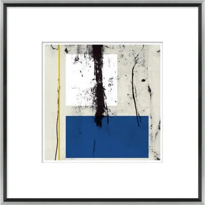 Soicher Marin Solution To The Problem 11 - Picture Frame Graphic Art On Paper In Blue;black;white