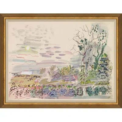 Soicher Marin Spring Landscape - Single Picture Frame Painting In Brown;green;gray