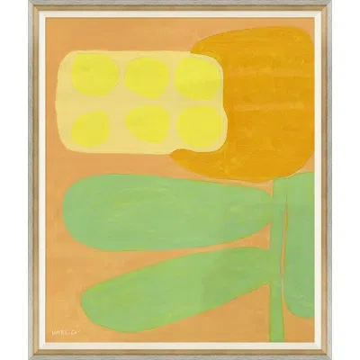 Soicher Marin Sprite By Susan Hable - Single Picture Frame Painting In Green;yellow;orange