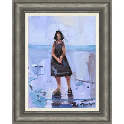 Soicher Marin Standing On Water By Joseph Mota - Picture Frame Print On Canvas In Multi