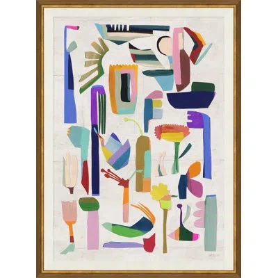 Soicher Marin State Fair By Susan Hable - Single Picture Frame Painting In Blue;green;yellow;pink