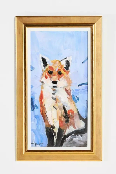 Soicher Marin Studios The Fox Wall Art In Orange