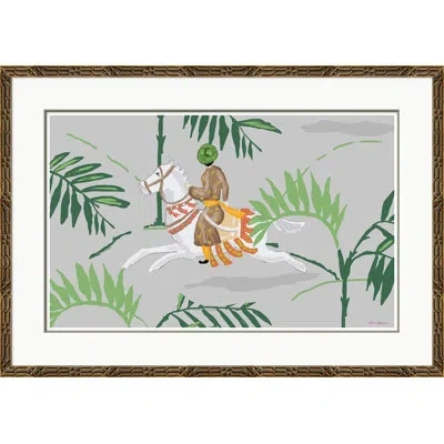 Soicher Marin 'sultan Rider, Brown' By Dana Gibson Picture Frame Painting In Multi