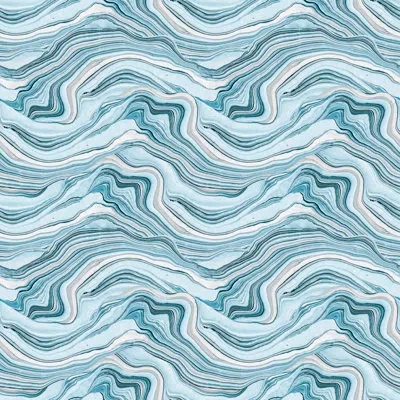 Soicher Marin Susan Hable Hable Marble 33' L X 20.5" W  Wallpaper Roll In Blue